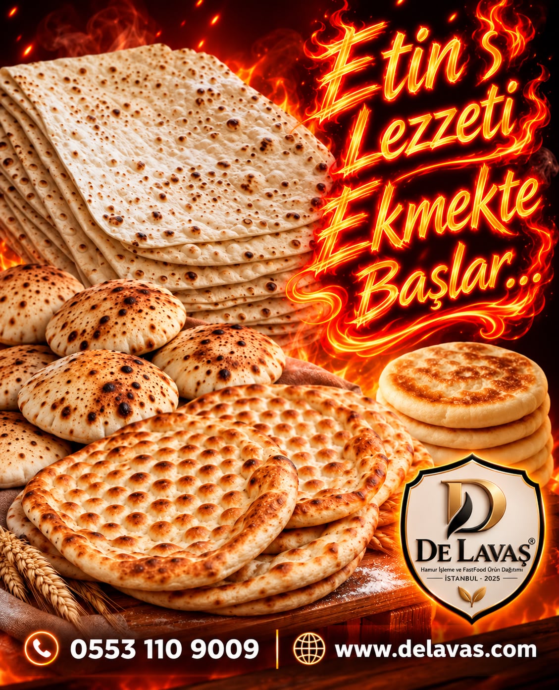 Lavaş ve ekmek çeşitleri broşürü: Etin lezzeti ekmekte başlar